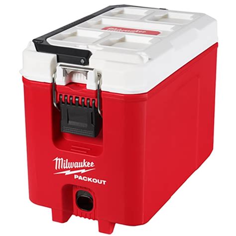 milwaukee electric lunch box|milwaukee cooler packout.